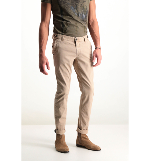 Pánské plátěné GARCIA N81319 2512 men s pants L.32 2512 stone - GARCIA - N81319 2512 men s pants L.32
