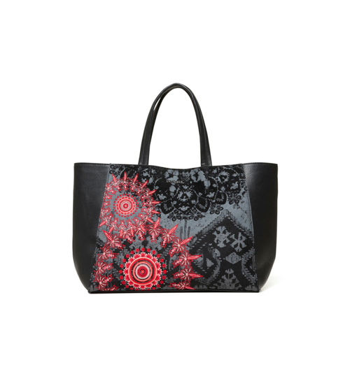 Dámská kabelka DESIGUAL RED QUEEN CUENCA 2000 NEGRO - DESIGUAL - 18WAXF09 2000 BOLS_RED QUEEN CUENCA