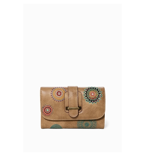 Dámská peněženka DESIGUAL SIARA LENGUETA 6007 BEIGE SAFARI - DESIGUAL - 18WAYP46 6007 MONE_SIARA LENGUETA