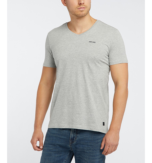 Pánské triko BROADWAY GARET 102ME grey melage - Broadway - 20102270 102ME T-shirt GARET