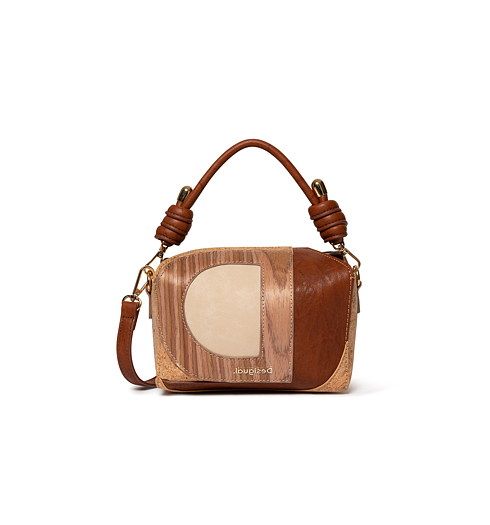 Dámská kabelka DESIGUAL BOLS_SOLARIS BOXI 6000 BROWN - DESIGUAL - 20SAXPAR 6000 BOLS_SOLARIS BOXI