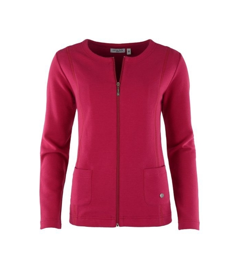 Dámská mikina HAJO D Sweatjacke 329 himbeere - HAJO - 18812 329 D Sweatjacke
