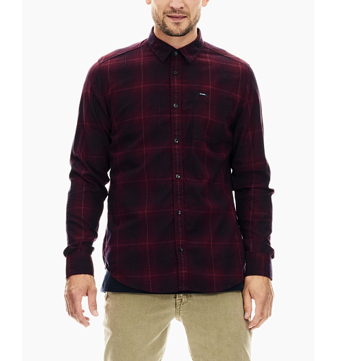 Pánská košile GARCIA mens shirt ls 2784 merlot - GARCIA - T01225 2784 mens shirt ls