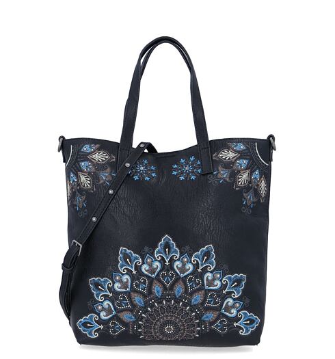 Dámská kabelka DESIGUAL DEVA NERIMA 4008 GREY HUNTING - DESIGUAL - 20WAXPB0 4008 BOLS_DEVA NERIMA
