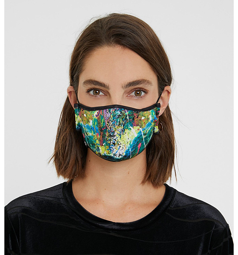 Dámské roušky DESIGUAL SPLATTER 8006 - DESIGUAL - 20WAOA03 8006 MASK SPLATTER