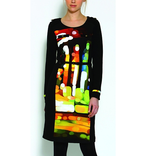 Dámské šaty Aventures des Toiles SOM DRESS something - Aventures des Toiles - 925314 100 Som Dress