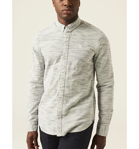 Pánská košile GARCIA mens shirt ls 1050 indigo - GARCIA - H11286 1050 mens shirt ls