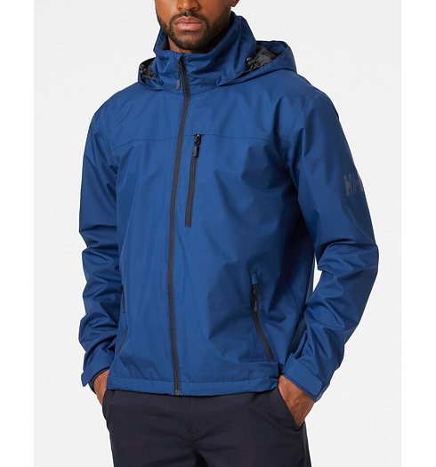 Pánská bunda HELLY HANSEN CREW HOODED JACKET 606 deep fjord - Helly Hansen - 33875 606 CREW HOODED JACKET