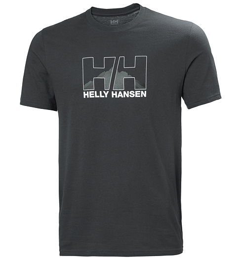 Pánské triko HELLY HANSEN NORD GRAPHIC T-SHIRT 981 EBONY - Helly Hansen - 62978 981 NORD GRAPHIC T-SHIRT