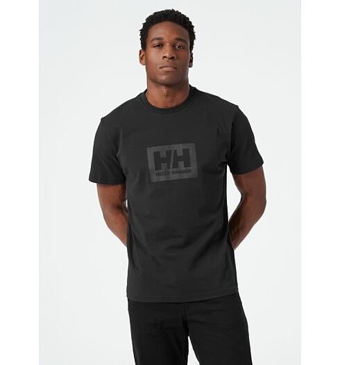 Pánské triko HELLY HANSEN HH BOX T 990 BLACK - Helly Hansen - 53285 990 HH BOX T