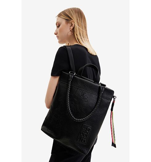 Dámský batůžek DESIGUAL SOFT NERANO 3.0 2000 NEGRO - DESIGUAL - 22WAKP21 2000 BACK_SOFT NERANO 3.0