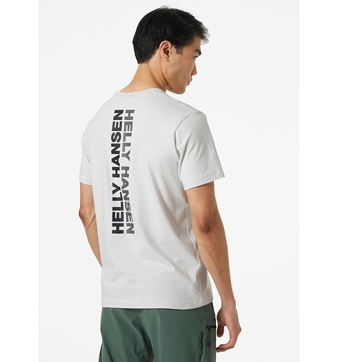 Pánské triko HELLY HANSEN CORE GRAPHIC T 823 NIMBUS CLOUD - Helly Hansen - 53936 823 CORE GRAPHIC T