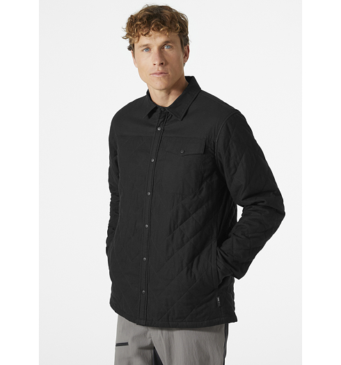 Sportovní košile HELLY HANSEN ISFJORD INSULATED SHACKET 980 EBONY - Helly Hansen - 63255 980 ISFJORD INSULATED SHACKET