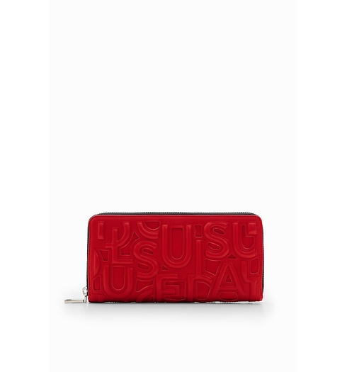 Dámská peněženka DESIGUAL MAKI TAUPE FIONA 3000 RED - DESIGUAL - 23WAYP30 3000 MONE MAKI TAUPE FIONA