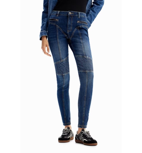 Dámské jeans DESIGUAL 24SWDD69 5053 DENIM_YOJI 5053 BLUE - DESIGUAL - 24SWDD69 5053 DENIM_YOJI