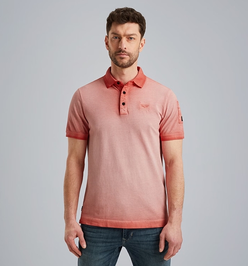 Pánská polokošile PME LEGEND Polo short sleeve cold dye pique 3067 - PME LEGEND - PPSS2504857 3067 Polo short sleeve cold dye pique