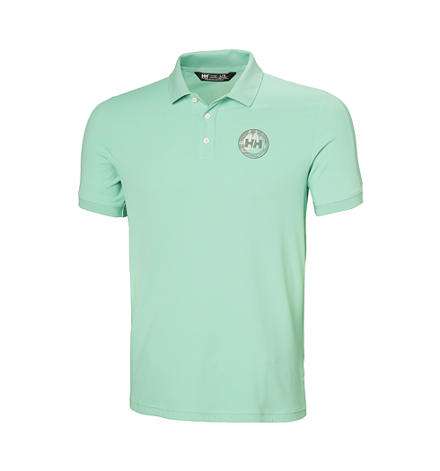 Pánská funkční polokošile HELLY HANSEN HP RACE POLO 2.0 416 LAGOON - Helly Hansen - 34496 416 HP RACE POLO 2.0
