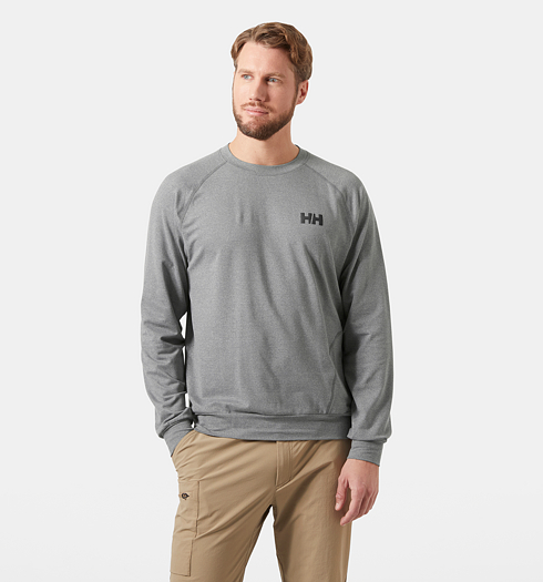 Svetry HELLY HANSEN TYRI KNIT CREW NECK Šedá - Helly Hansen - 63472 980 TYRI KNIT CREW NECK
