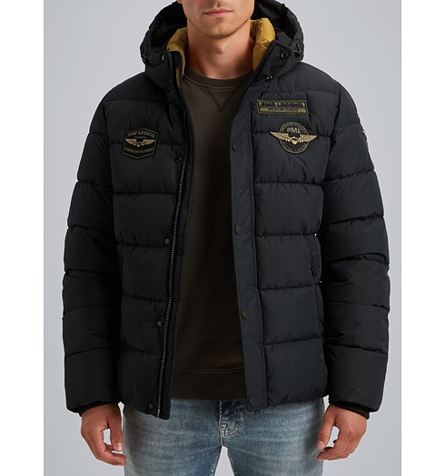 Pánská zimní bunda PME LEGEND SNOWBURST BADGES jacket Modrá - PME LEGEND - PJA2509129 5281 SNOWBURST BADGES jacket