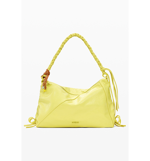 Dámská kabelka DESIGUAL RODIO LEIRIA LIME Žlutá - DESIGUAL - 26SAXPBH 4013 BAG RODIO LEIRIA LIME