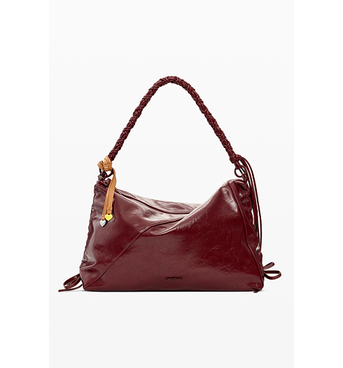 Dámská kabelka DESIGUAL RODIO LEIRIA BURGUNDY Červená - DESIGUAL - 26SAXPBG 3032 BAG RODIO LEIRIA BURGUNDY
