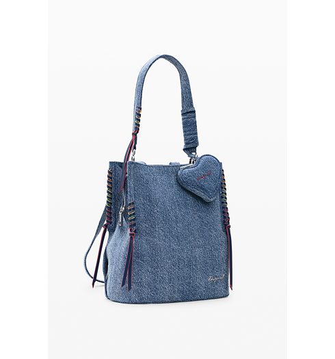 Dámský batůžek DESIGUAL TORIO DENIM SUMY MINI SOFT Modrá - DESIGUAL - 26SAKD08 5005 BACK TORIO DENIM SUMY MINI SOFT