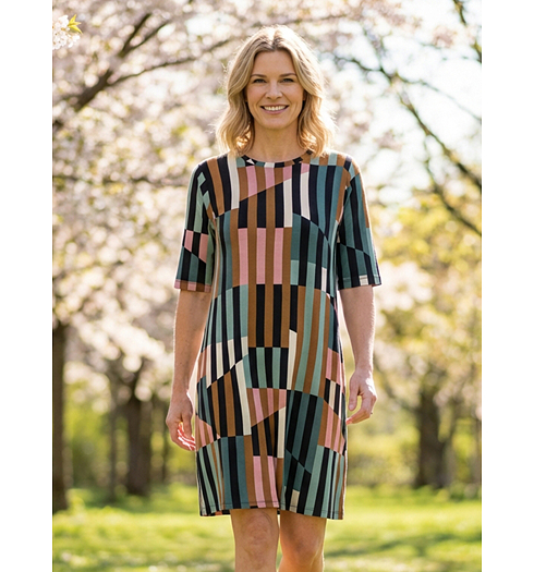 Dámské šaty Masai 1007042 6029P Nyrie 6029P Zephyr - MASAI - 1007042 6029P Nyrie