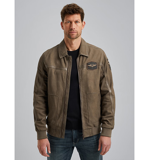 Pánská kožená bunda PME LEGEND Flight jacket SUMMER HUDSON Sheep VSQM 8025 - PME LEGEND - PLJ2502700 8025 Flight jacket SUMMER HUDSON Sheep VSQM