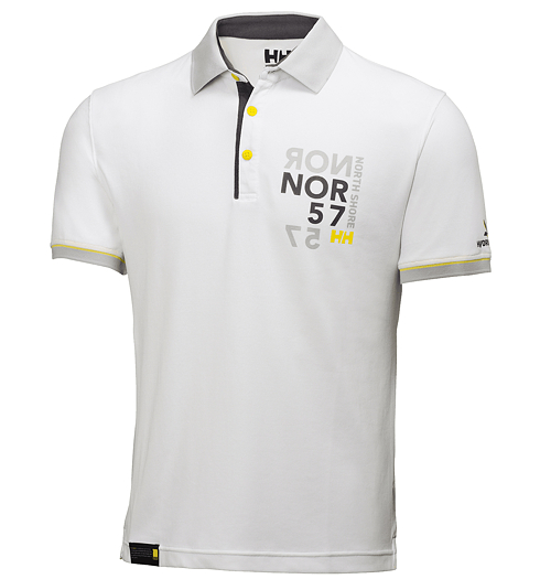 Pánská polokošile HELLY HANSEN HP RACING POLO 2 WHITE - Helly Hansen - 54111-002 HP RACING POLO