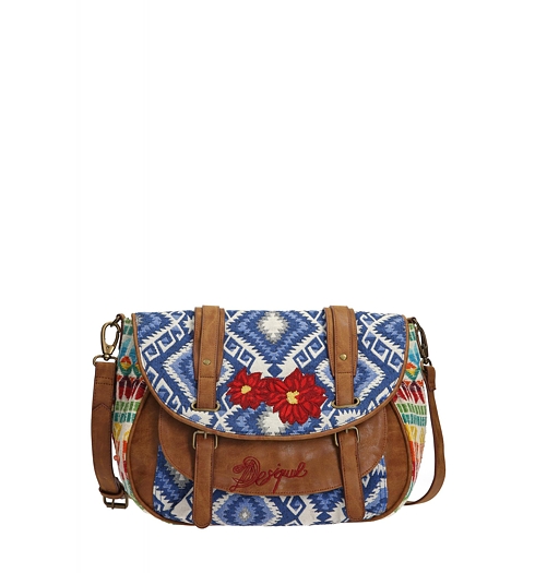 Dámská kabelka DESIGUAL BOLS BOLIVIAN LUNA 5011 TINTA - DESIGUAL - 61X50R9 5011 BOLS_BOLIVIAN LUNA