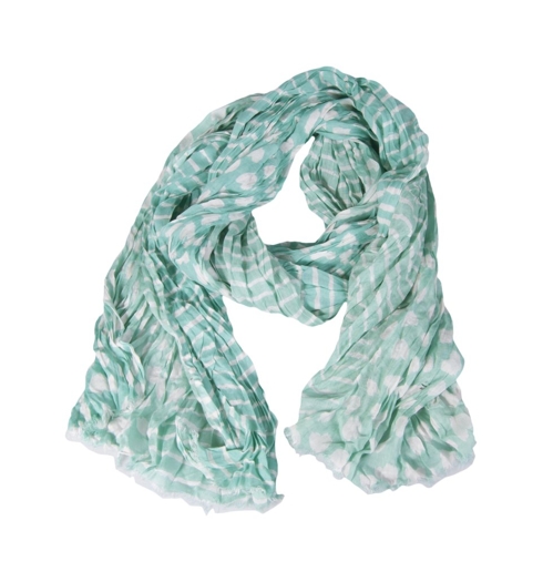 Šátek TIMEZONE 10-4101 9407 Stripe/heart scarf 9407 - Timezone - 10-4101 9407 Stripe/heart scarf