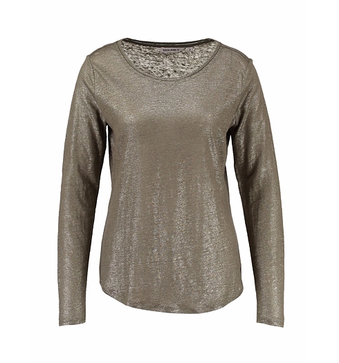 Dámské triko GARCIA T-shirt LS 2302 olive - GARCIA - H70211 2302 ladies T-shirt ls