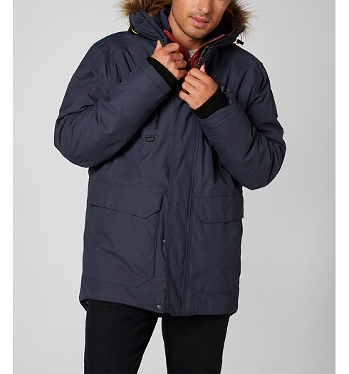 Pánská zimní bunda HELLY HANSEN SVALBARD PARKA 995 GRAPHITE BLUE - Helly Hansen - 53150-995 SVALBARD PARKA