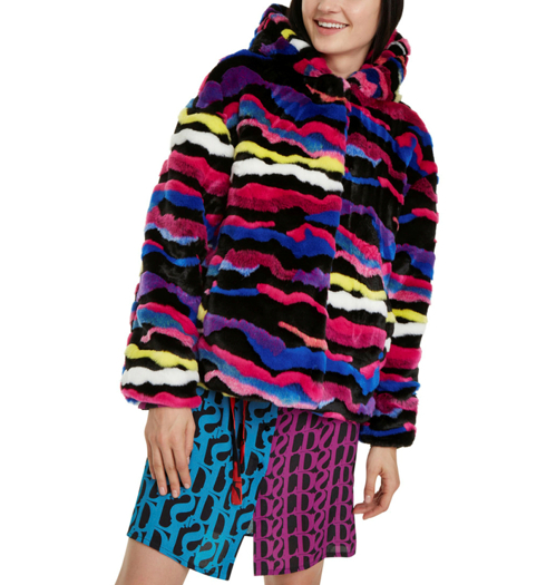 Dámský zimní kabát DESIGUAL LUPE 3187 VERY BERRY - DESIGUAL - 19WWEWBX 3187 CHAQ_LUPE