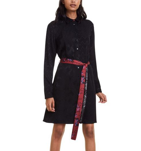 Dámské šaty DESIGUAL ALEXANDRA 2000 - DESIGUAL - 19WWVWAL 2000 VEST ALEXANDRA