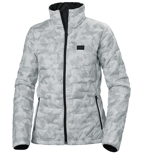Dámská zimní bunda HELLY HANSEN W LIFALOFT INSULATOR JACKET 853 GREY FOG CAMO - Helly Hansen - 65625 853 W LIFALOFT INSULATOR JACKET