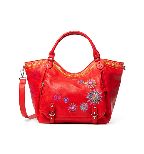 Dámská kabelka DESIGUAL BOLS_ADA ROTTERDAM 3092 RED - DESIGUAL - 20SAXPAE 3092 BOLS_ADA ROTTERDAM