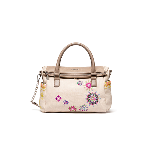 Dámská kabelka DESIGUAL BOLS_ADA LOVERTY 6062 BROKEN BEIGE - DESIGUAL - 20SAXPDI 6062 BOLS_ADA LOVERTY