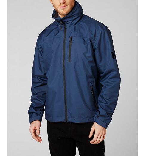 Pánská jachtařská bunda HELLY HANSEN CREW HOODED MIDLAYER JACKET 603 NORTH SEA BLUE - Helly Hansen - 33874 603 CREW HOODED MIDLAYER JACKET