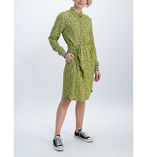 Dámské šaty GARCIA ladies dress 145 limelight - GARCIA - M00080 145 ladies dress