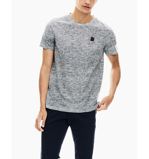 Pánské triko GARCIA mens T-shirt ss 292 dark moon - GARCIA - S01004 292 mens T-shirt ss