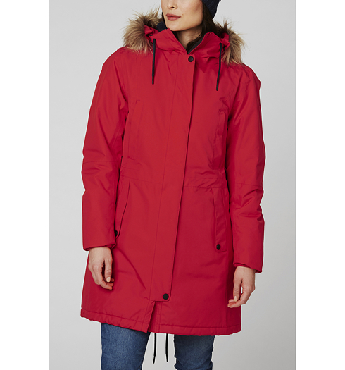 Dámský zimní kabát HELLY HANSEN W MAYEN PARKA 222 ALERT RED - Helly Hansen - 53303 222 W MAYEN PARKA