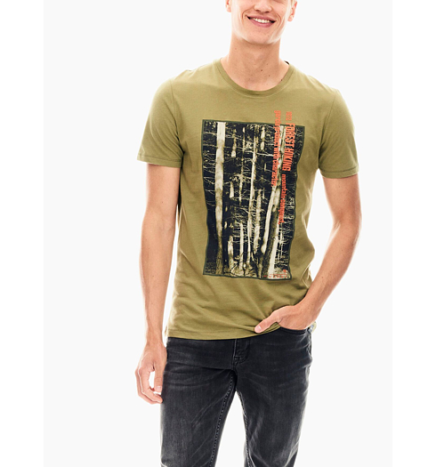 Pánské triko GARCIA T-shirt 2851 Sage - GARCIA - U01002 2848
