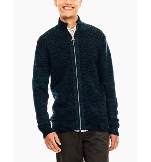 Pánský svetr GARCIA Pullover 2888 Alpine Green - GARCIA - W01053 2885