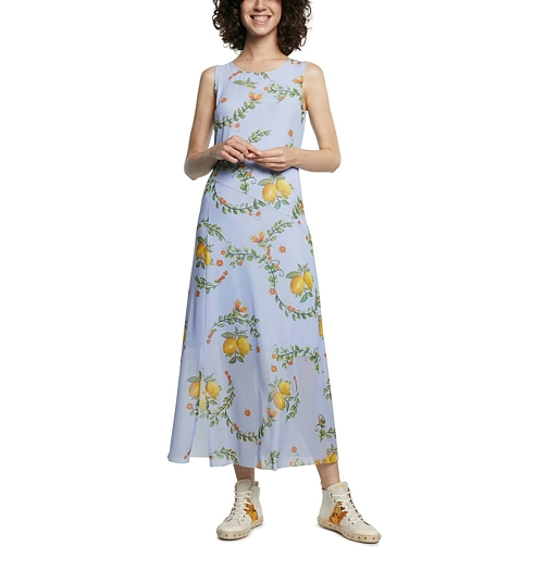 Dámské šaty DESIGUAL MIAMI 5152 KENTUCKY BLUE - DESIGUAL - 21SWVK79 5152 VEST_MIAMI