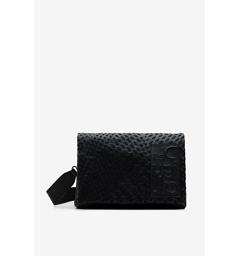 Dámská kabelka DESIGUAL MAGNA DORTMUND FLAP 2000 NEGRO - DESIGUAL - 22WAXPA1 2000 BAG_MAGNA DORTMUND FLAP