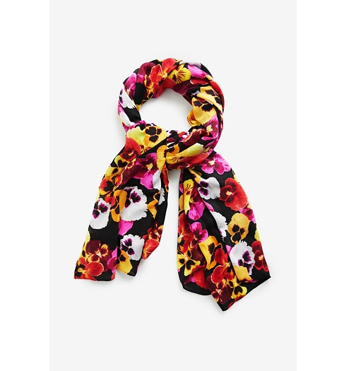 Dámský šátek DESIGUAL FLORISMO MIKA RECTANGLE 9019 TUTTI FRUTI - DESIGUAL - 22WAWA03 9019 FOU_FLORISMO MIKA RECTANGL