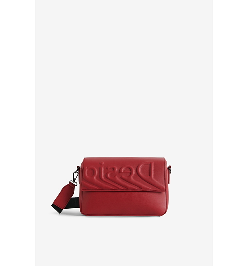 Dámská kabelka DESIGUAL PSICO LOGO PHUKET STRAIGHT 3000 CARMIN - DESIGUAL - 22WAXPA8 3000 BAG_PSICO LOGO PHUKET STRA