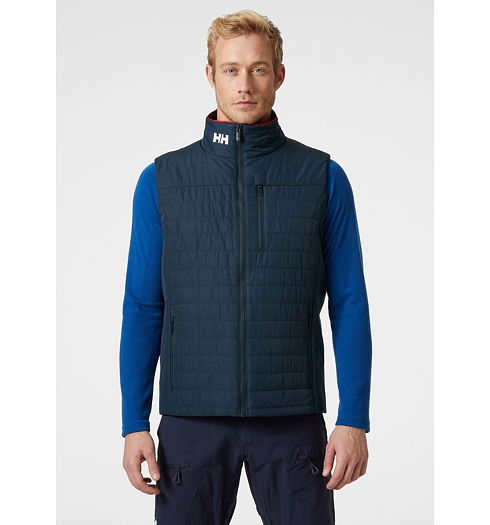 Pánská vesta HELLY HANSEN 30377 597 CREW INSULATOR VEST 597 NAVY - Helly Hansen - 30377 597 CREW INSULATOR VEST