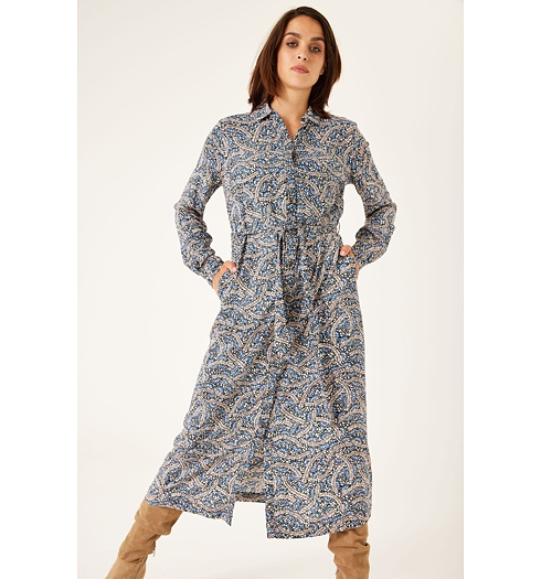 Dámské šaty GARCIA ladies dress 4581 navy peony - GARCIA - X20282 4581 ladies dress